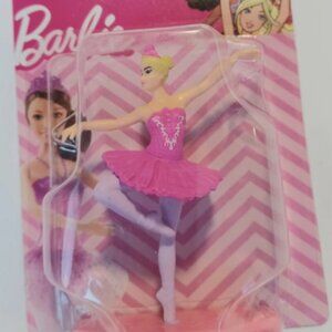 1Ballerina Barbie, 3" Micro Collectible Barbie Figure Easter Basket, Cake Topper
